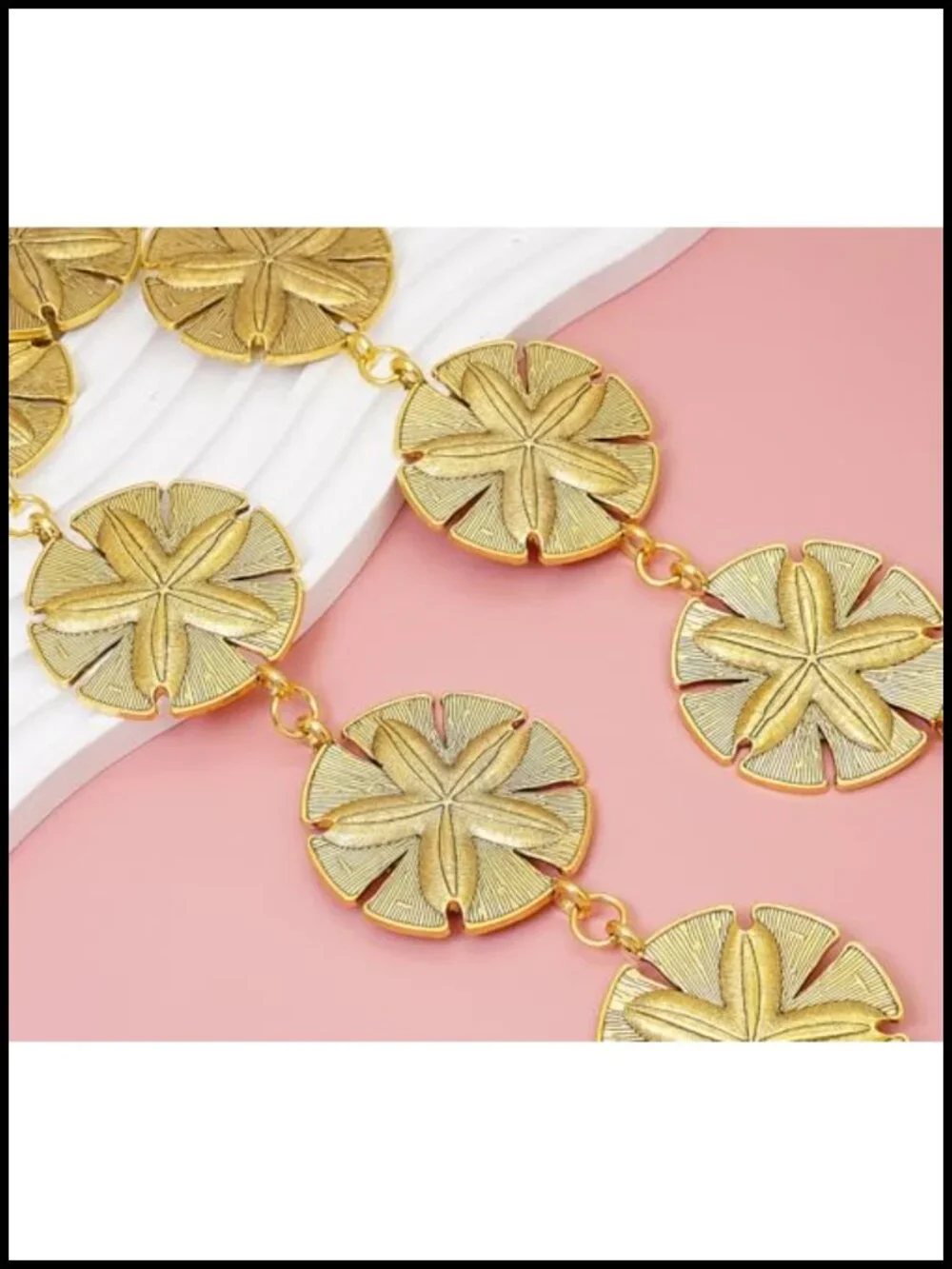 Gold Waist Chain Belt Metal Body Chain for Dresses Jeans